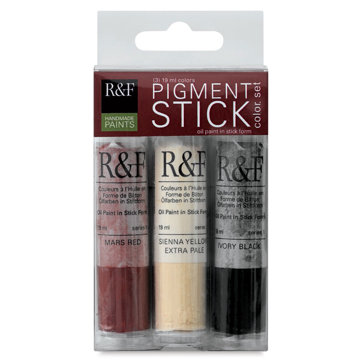 R&#x26;F Pigment Sticks - Set of 3, Beginner, Half Sticks