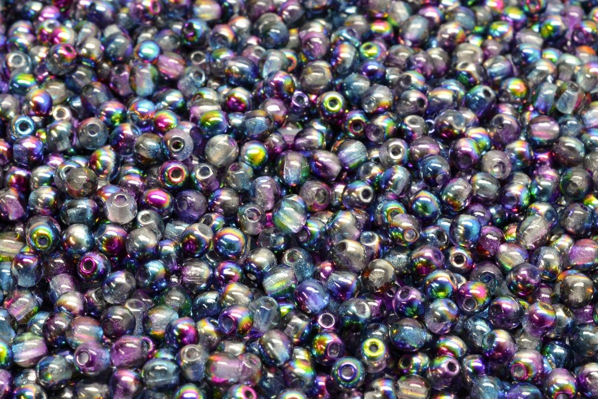 Black Round Glass Beads, 3mm by Bead Landing | Michaels