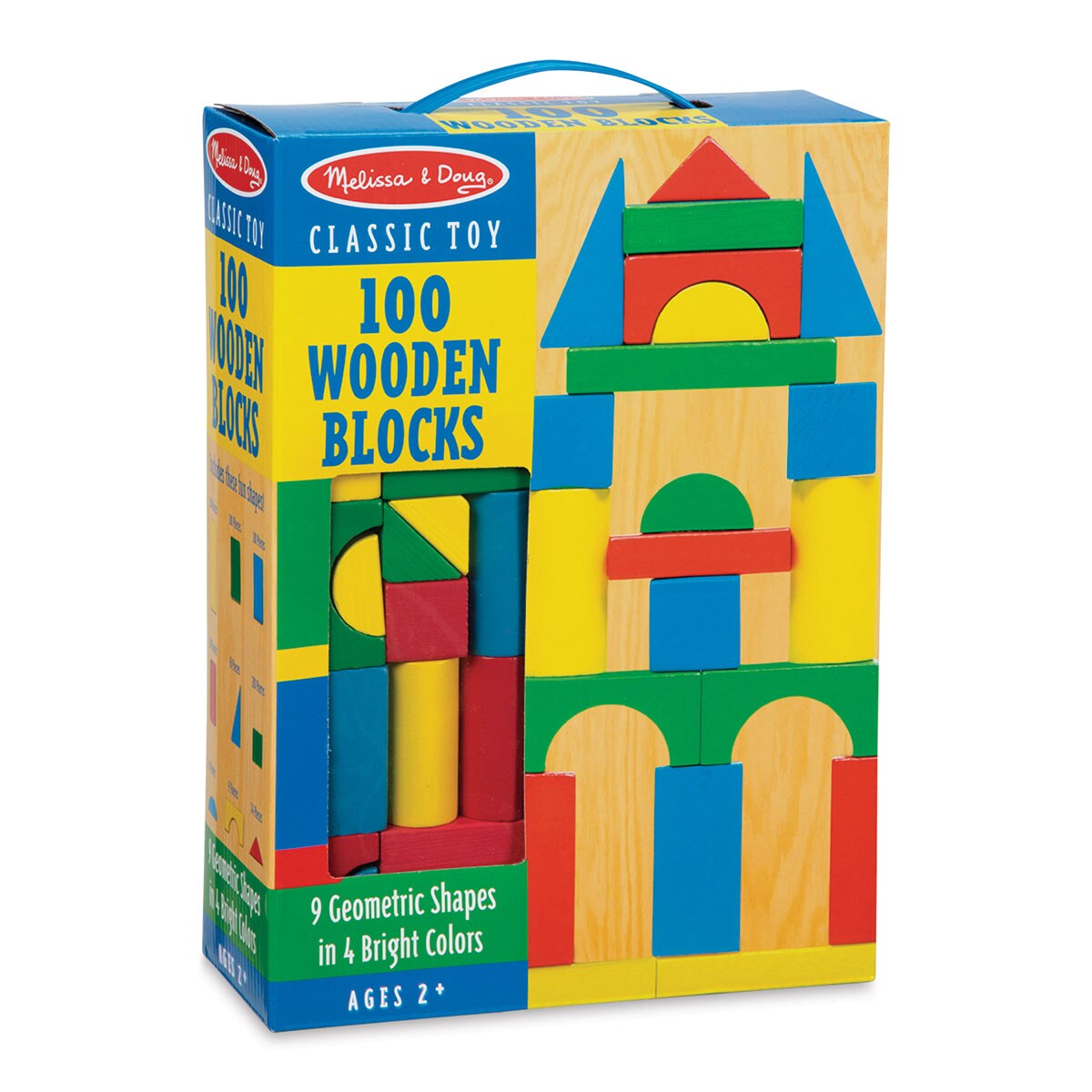 Melissa &#x26; Doug 100 Piece Wood Blocks Set