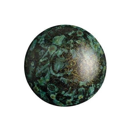 Cabochans Par Puca&#xAE;, CAB18-2398-65326, Metallic Matte Green Spotted