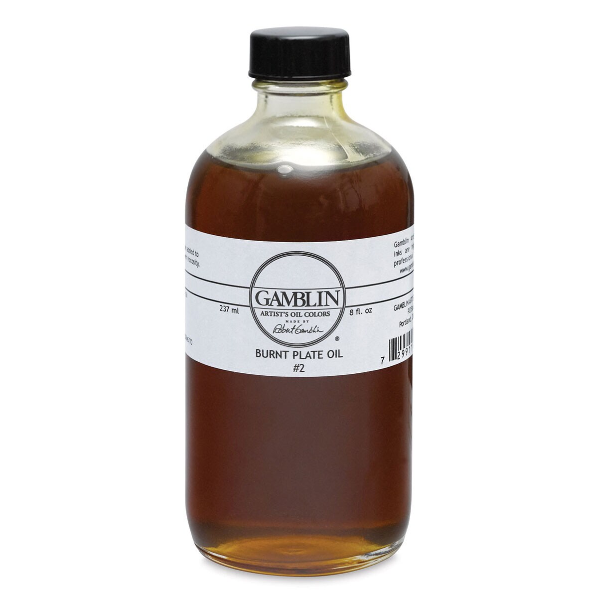 Gamblin Burnt Plate Oil #2 - 237 ml