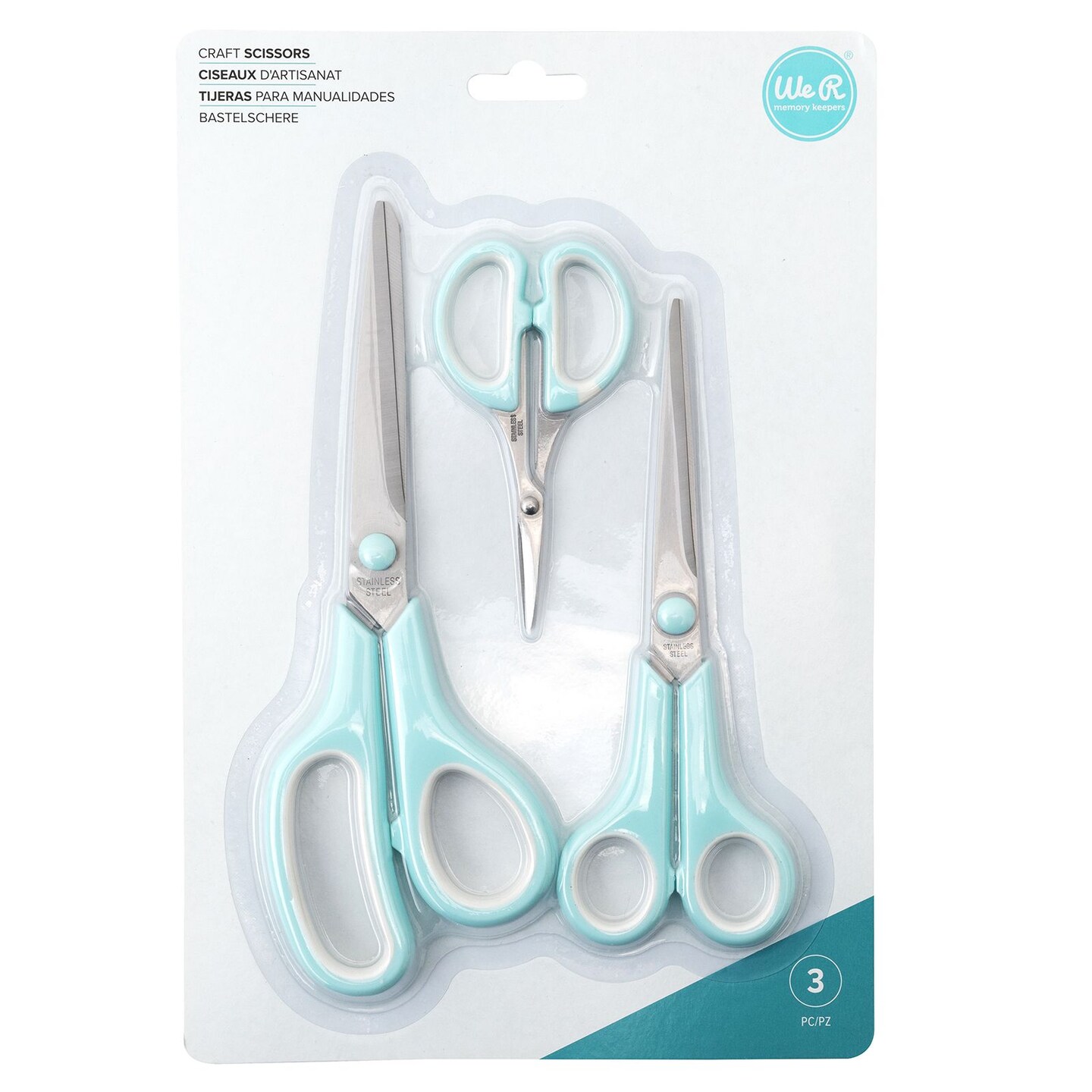 We R Memory Keepers - Craft Scissors Set - 3 Pack 60000396 By American Crafts