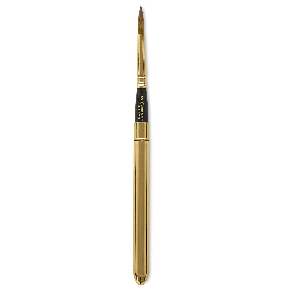 Escoda Reserva Kolinsky-Tajmyr Sable Brush - Pocket Round, Short Handle, Size 8