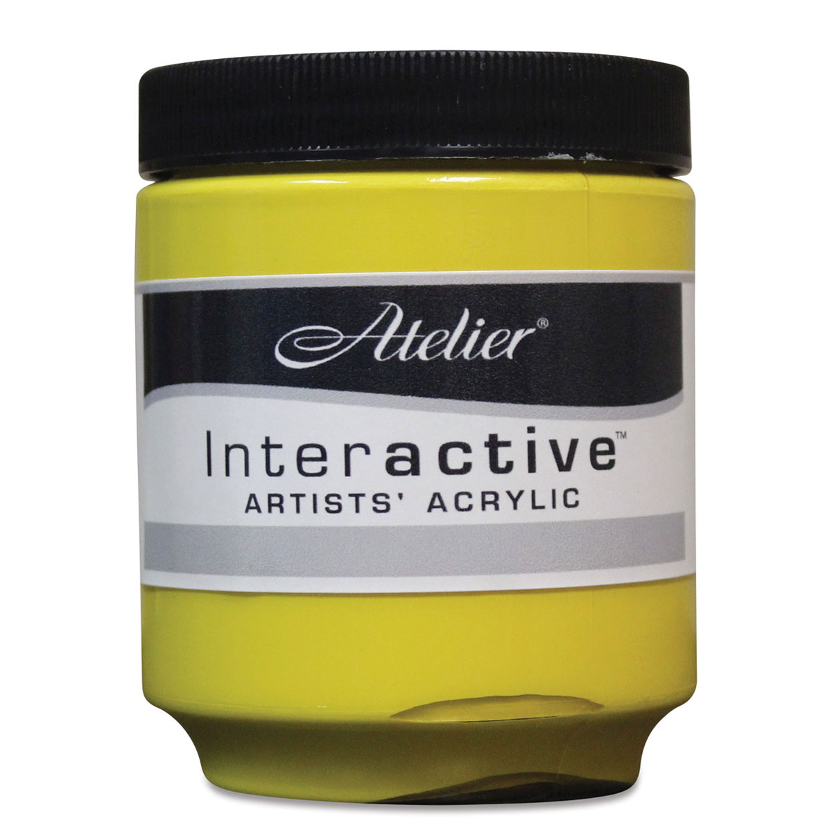 Chroma Atelier Interactive Artists' Acrylics - Transparent Yellow, 250 ml jar