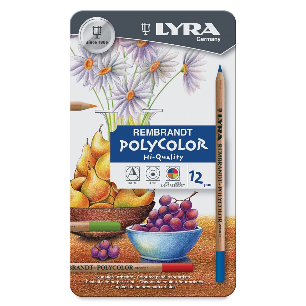 Lyra Rembrandt Polycolor Premium Oil-Based Colored Pencil Set