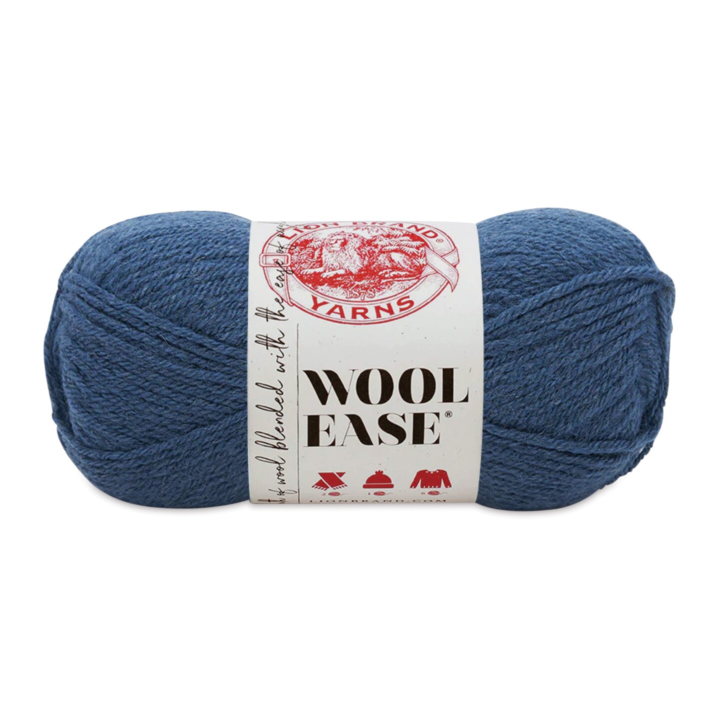 Lion Brand Wool-Ease Yarn - Denim