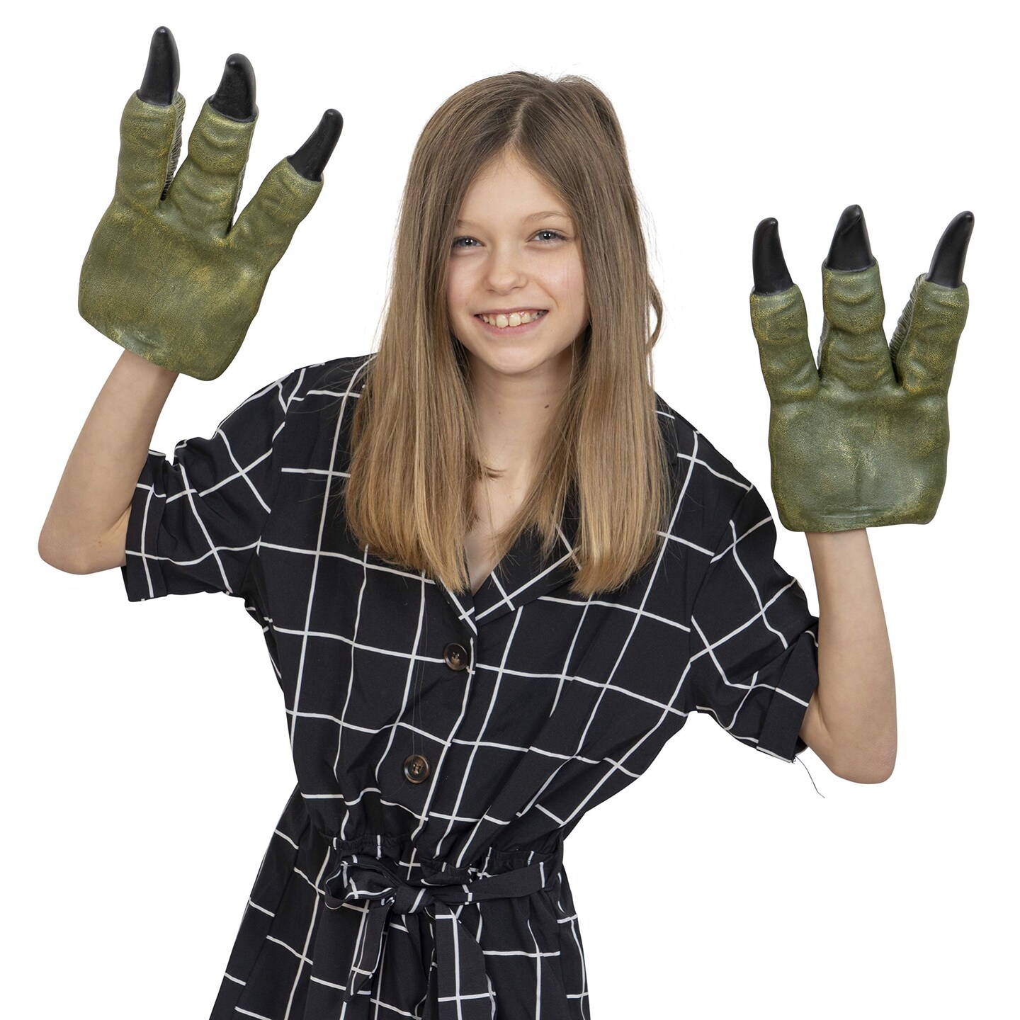 Dinosaur Claws Costume Accessories - Velociraptor Pretend Play Dino Paw Gloves Cosplay Accessories for Adults and Kids