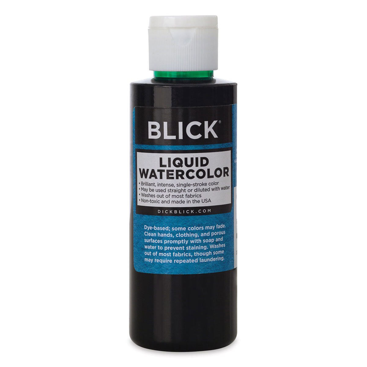 Blick Liquid Watercolor - Green, 4 oz bottle
