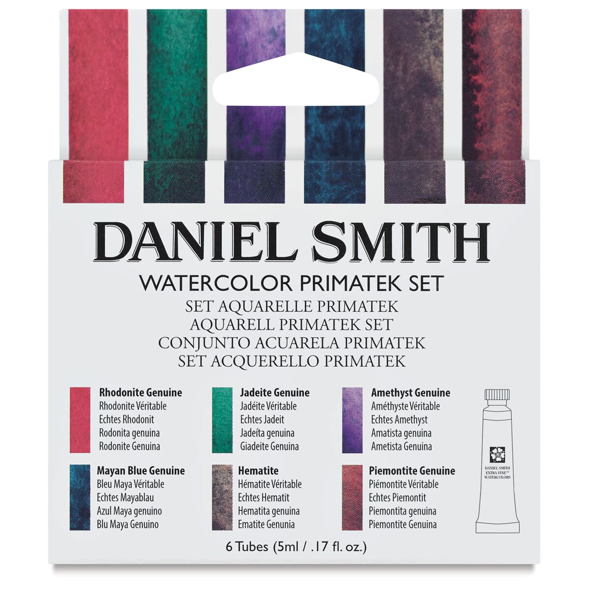 Daniel Smith Extra Fine Watercolor - Set of 6, PrimaTek, 5 ml Tubes