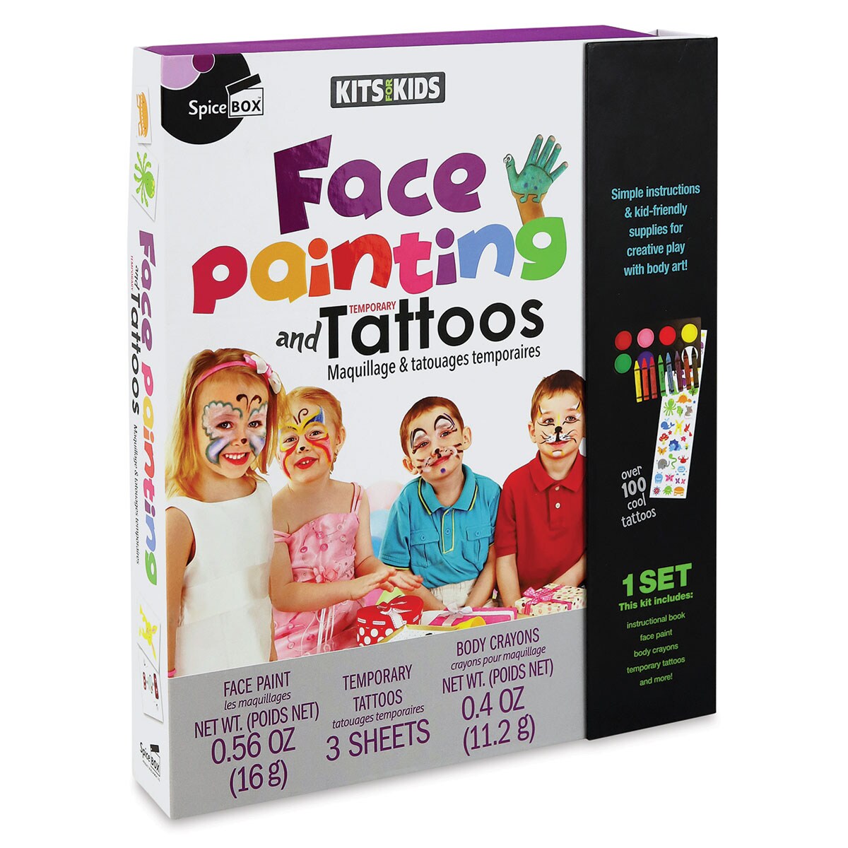 SpiceBox Face Paint and Tattoo Set Michaels