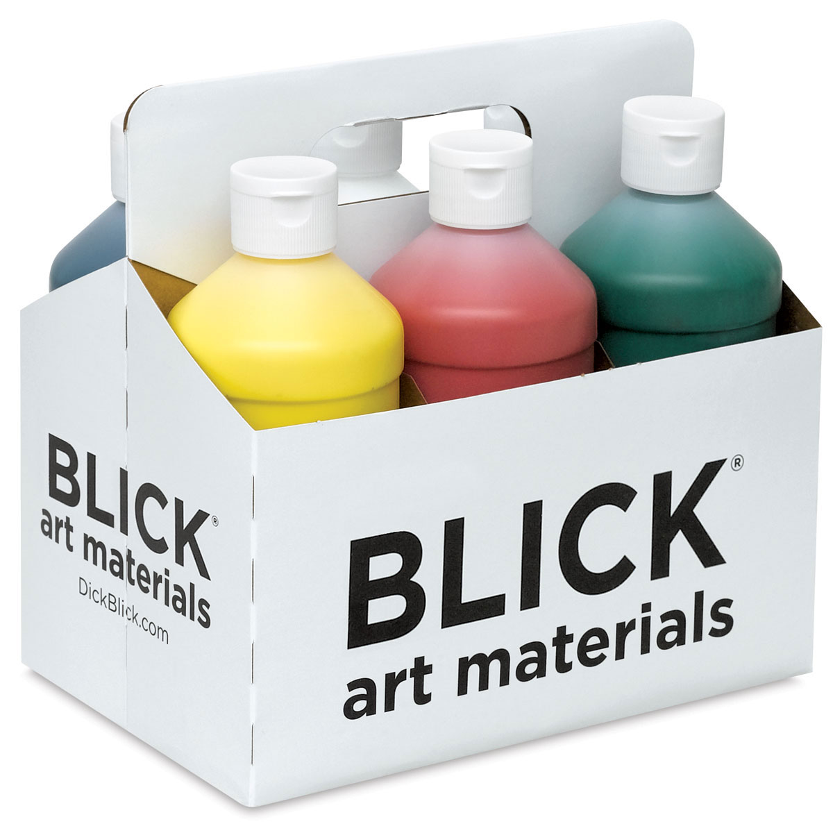 Blickrylic Student Acrylics - Primary Colors, Set of 6, 2 oz