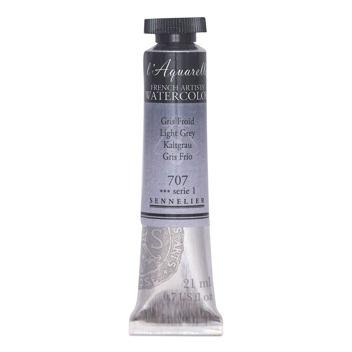 Sennelier French Artists' Watercolor - Light Grey, 21 ml, Tube