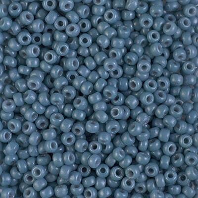 Miyuki 8 Round Seed Bead, 8-4482, Duracoat Dyed Opaque Bayberry, 10 grams