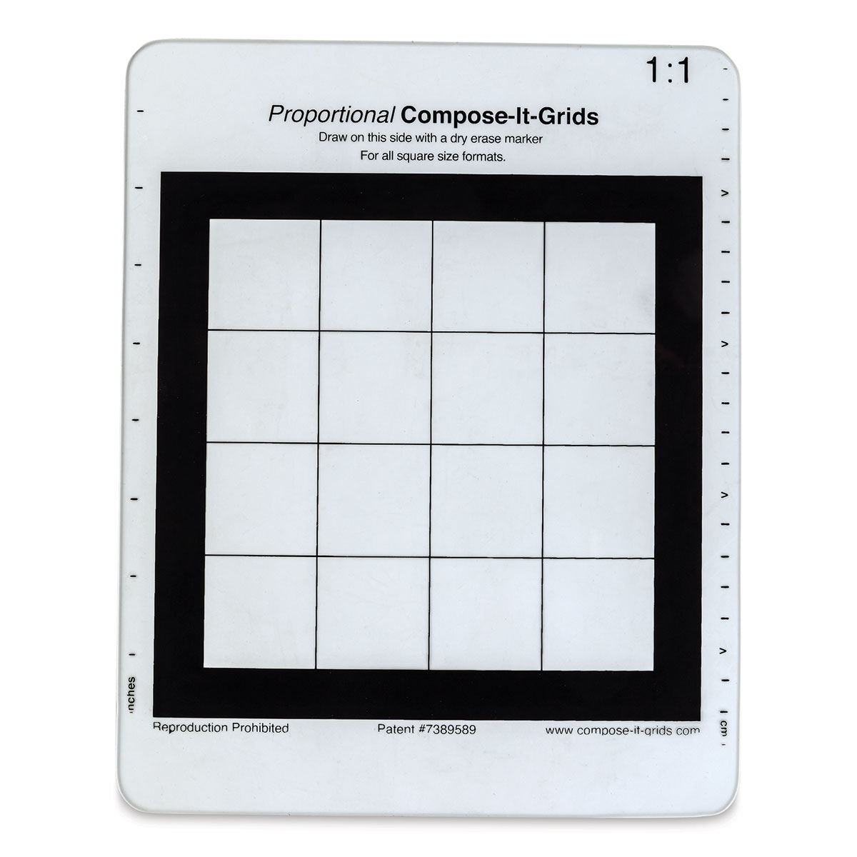 Compose It Grid - 8&#x22; x 10&#x22;, Single Grid, 1:1