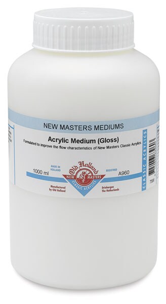 Old Holland New Masters Acrylic Medium - Gloss, 1 Liter
