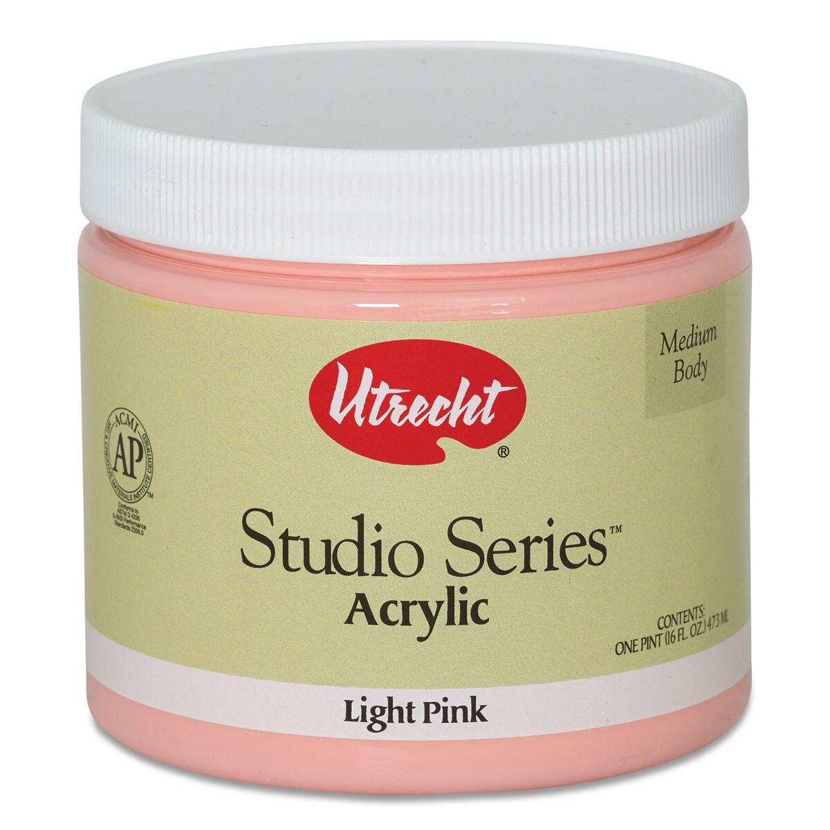 Utrecht Studio Series Acrylic Paint Light Pink, Pint Michaels