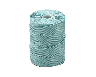 C-Lon Fine Weight Bead Cord, Turquoise - 0.4mm, 136 Yard Spool