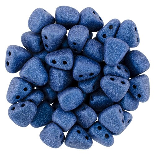 Nib-Bit Beads, Metallic Suede Blue, 8 grams