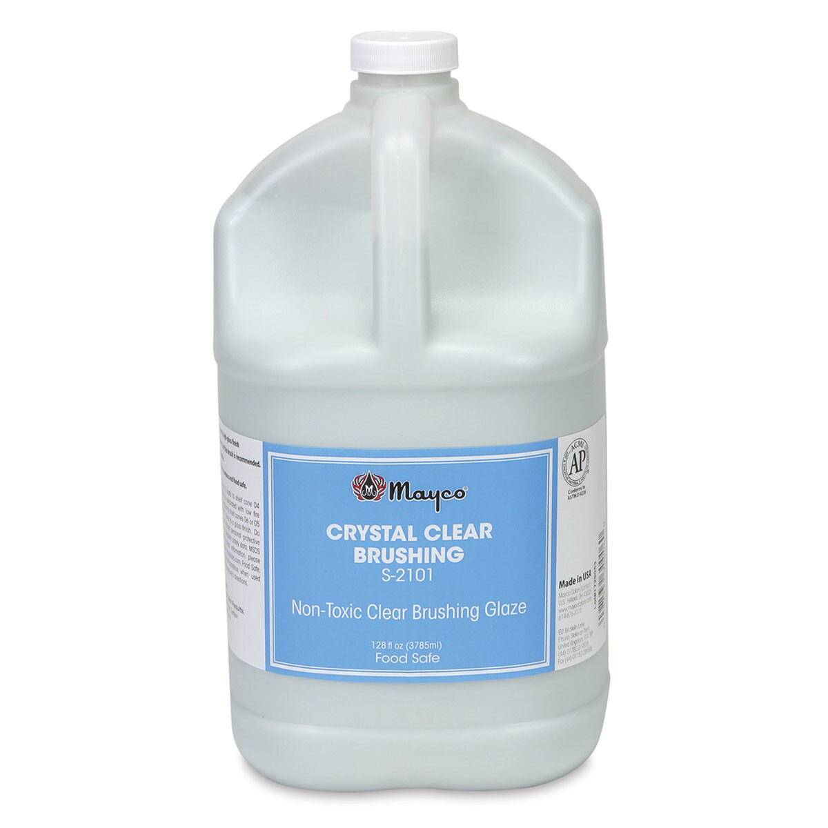 Mayco Crystal Clear Brushing Glaze, Gallon