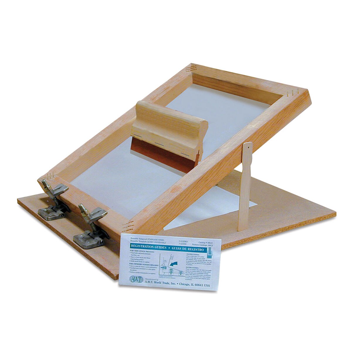 Professional Grade Screen Printing Unit - 14&#x22; x 18&#x22;, Unit with 10&#x22; Squeegee