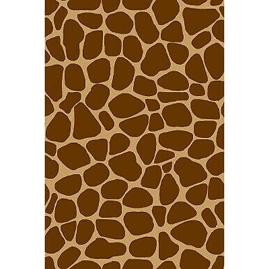 Giraffe Skin Print Dark Cotton Fabric by World of Susybee Sold by the Yard