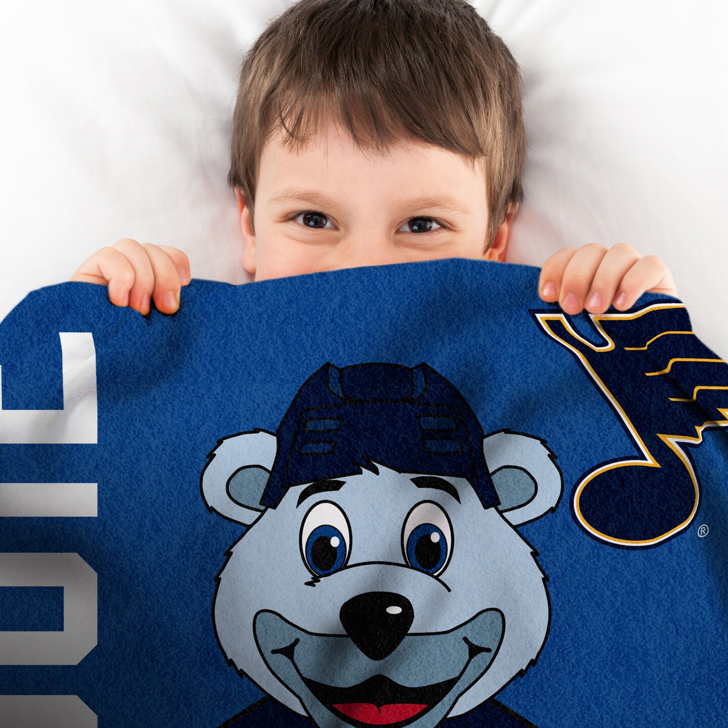 Sleep Squad St. Louis Blues Louie 60” x 80” Rachel Plush Hockey Blanket