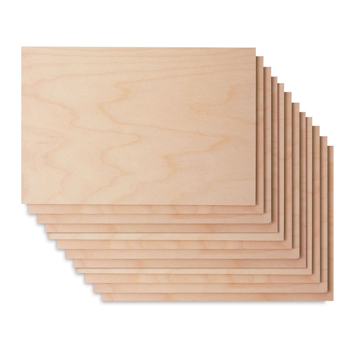 American Easel Wood Printing Blocks - 8&#x22; x 12&#x22;, Pkg of 12