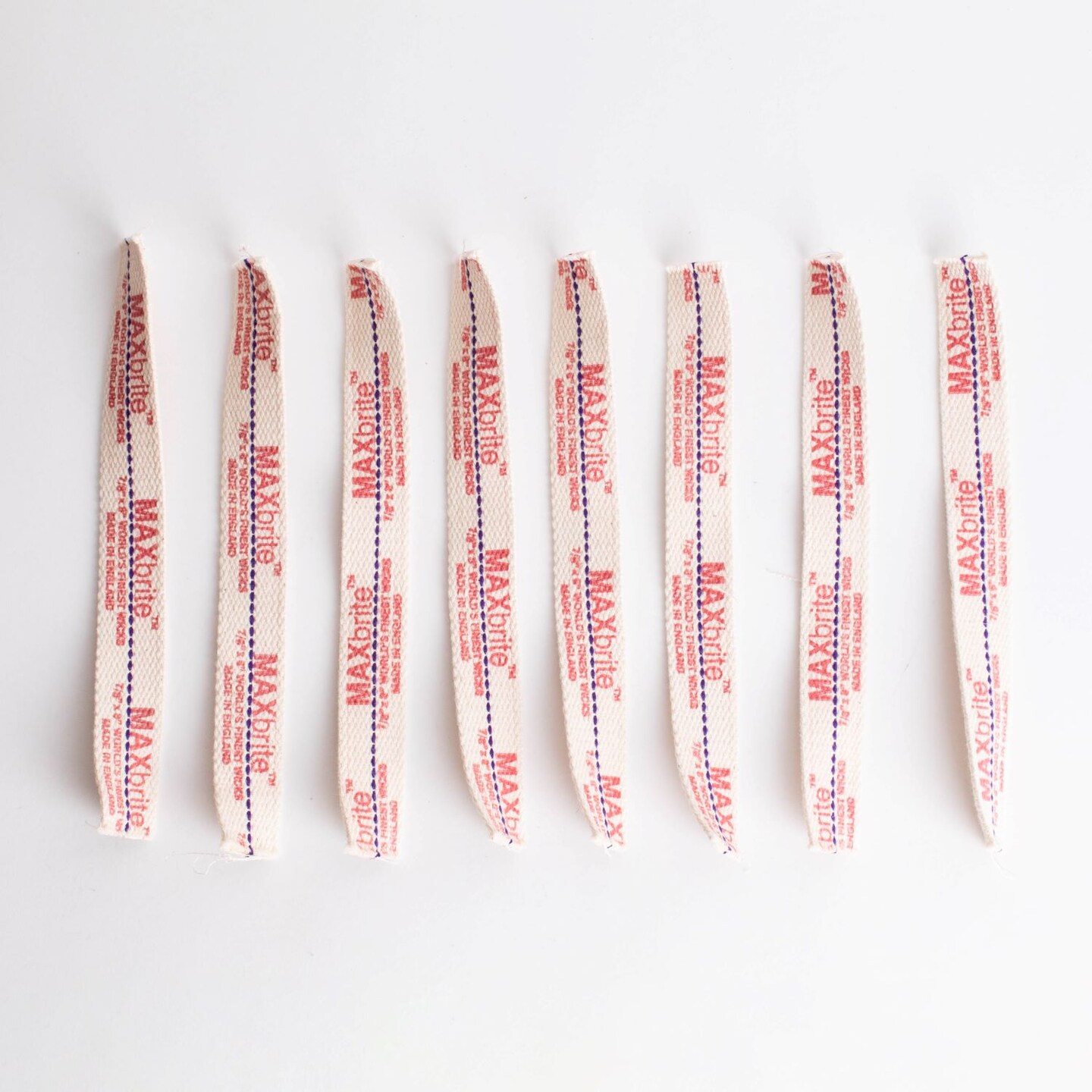 7/8" Wide Flat Cotton Oil Lamp Lantern Replacement Wicks Pack of 8