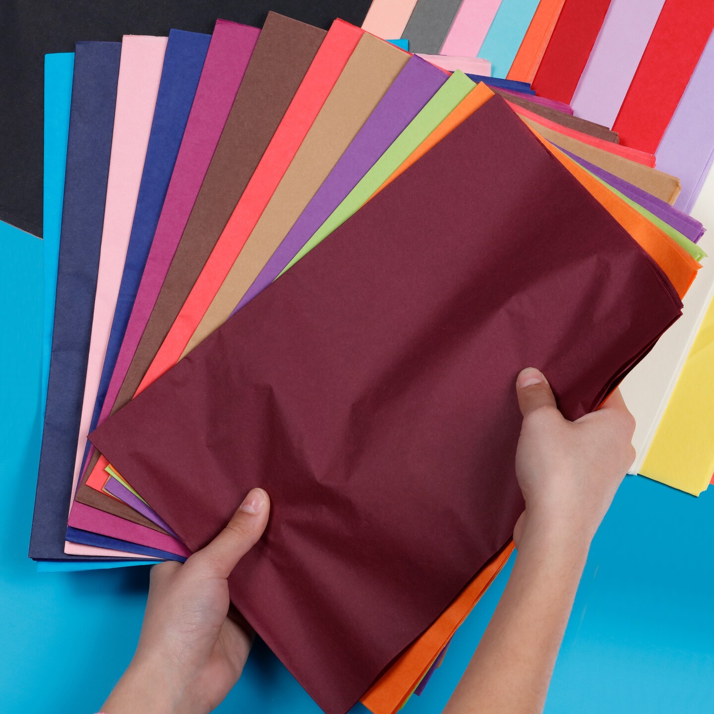 Incraftables Colored Tissue Paper for Crafts 100 Sheets (20”x15