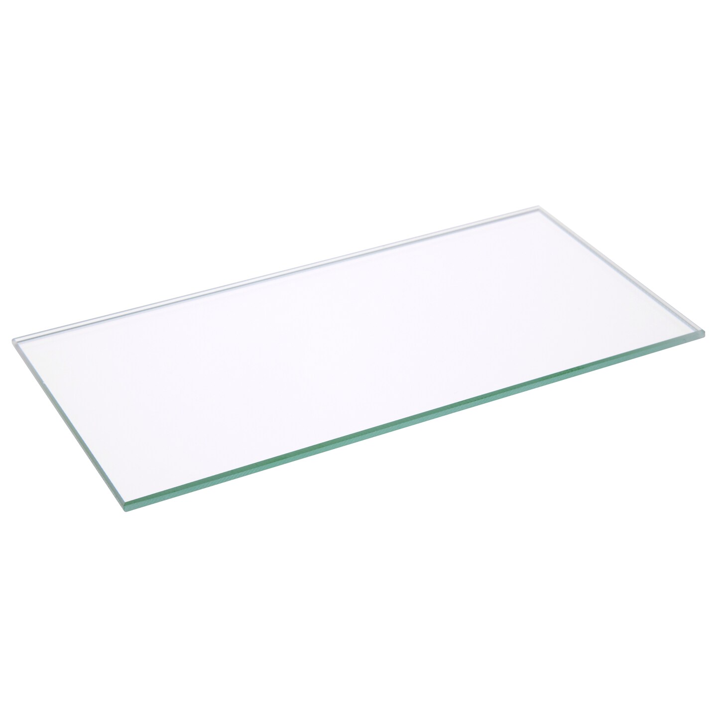 Plymor Rectangle 3mm Non-Beveled Glass Mirror, 3 inch x 6 inch