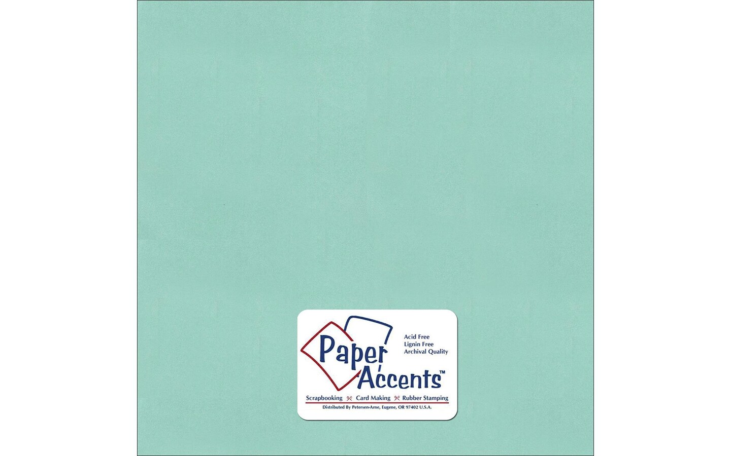 Paper Pearlized 12x12 80lb 25pcPk Frosted Teal