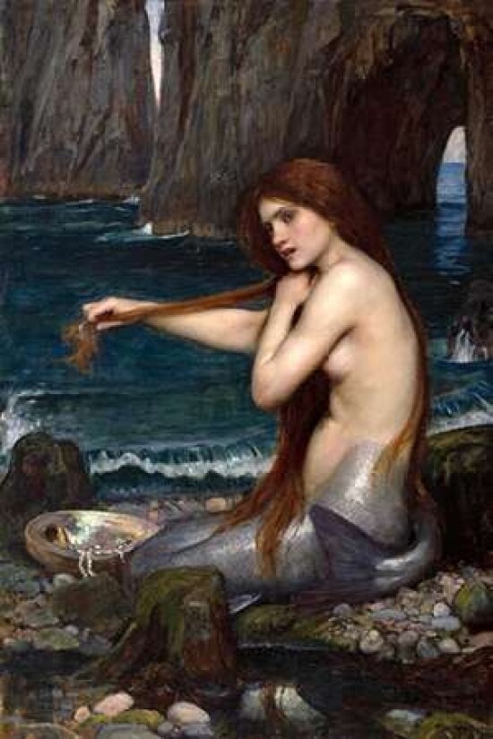A Mermaid Poster Print by John William Waterhouse - Item # VARPDXW819D