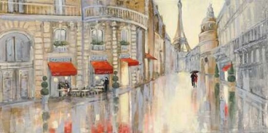 Touring Paris Couple Poster Print by Julia Purinton - Item # VARPDX18793