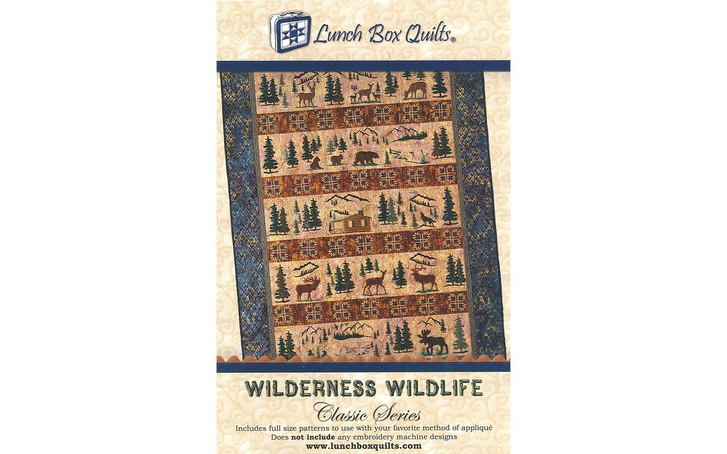 Lunch Box Quilts Wilderness Wildlife Ptrn