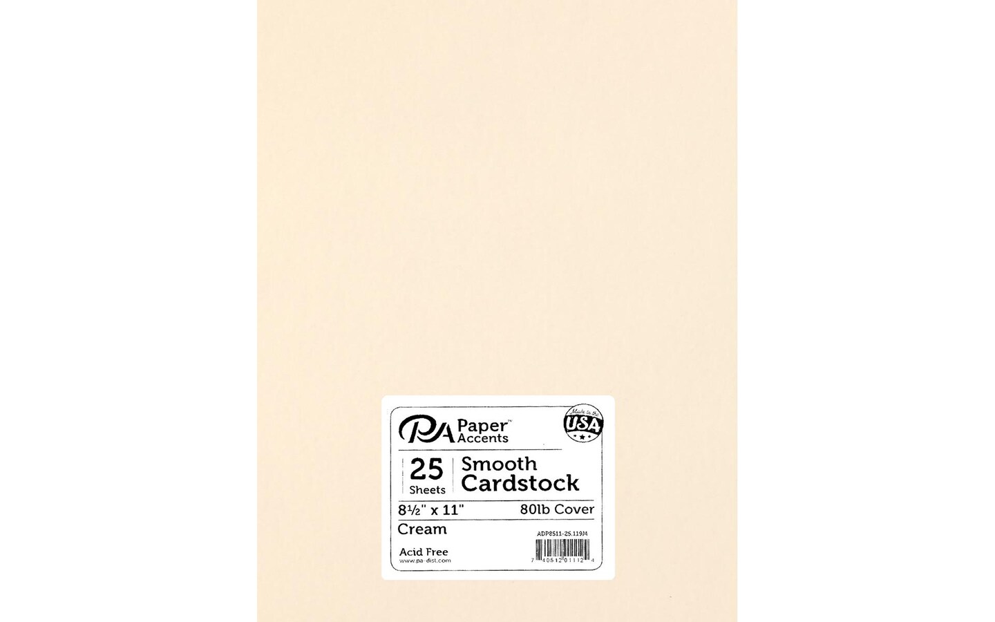 Pa Paper Accents Smooth Cardstock 8.5