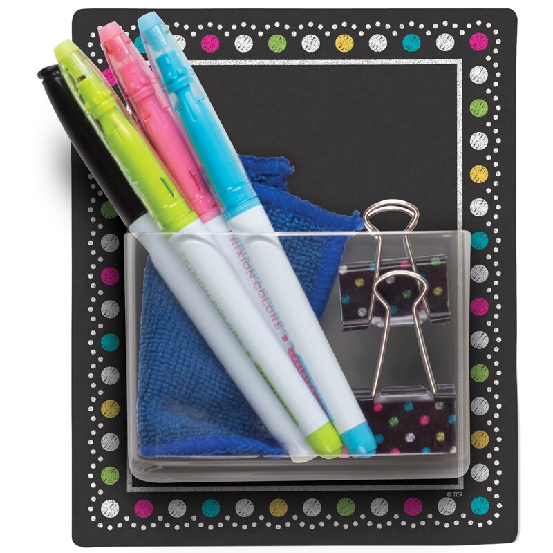 Clingy Thingies&#xAE; Storage Pockets, Chalkboard Brights, Pack of 3