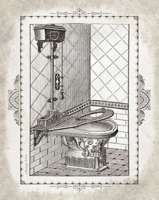 Victorian Toilet II Poster Print by Gwendolyn Babbitt - Item # VARPDXBAB458