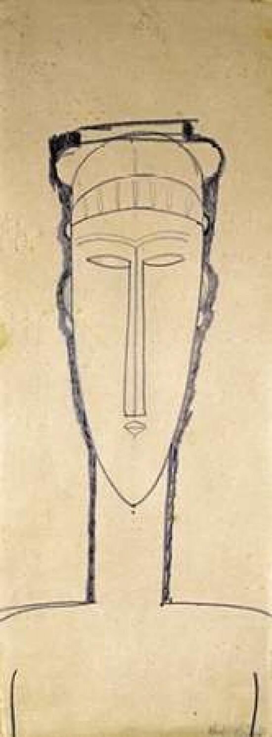 Tete De Cariatide Poster Print by Amedeo Modigliani - Item # VARPDX278601