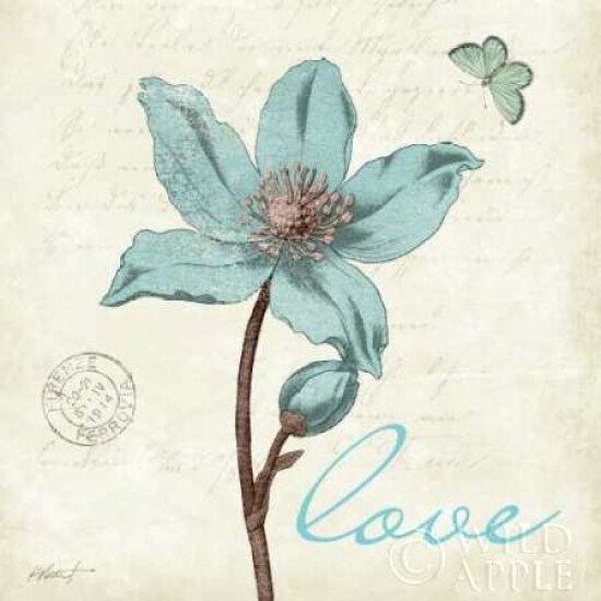 Touch of Blue IV - Love Poster Print by Katie Pertiet - Item # VARPDX2945