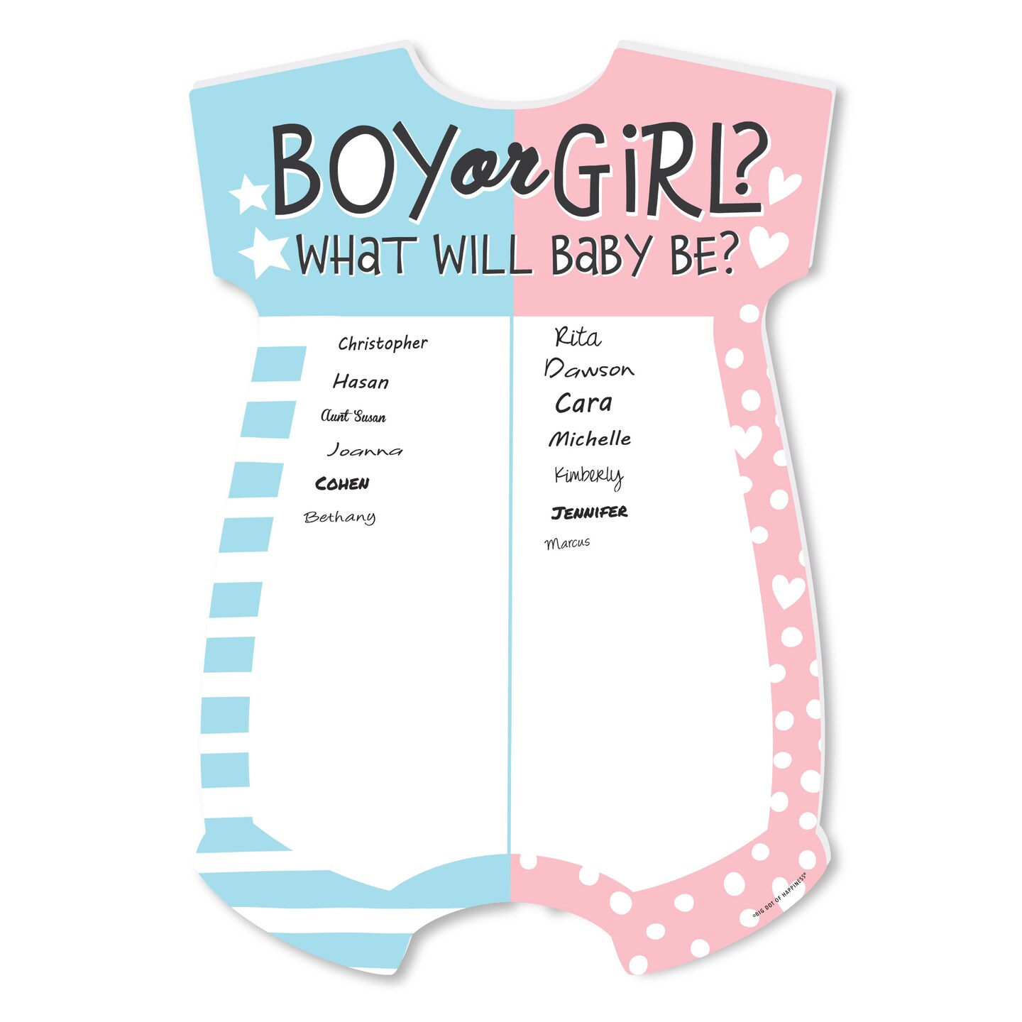 Baby Shower Gender Reveal Neutral Gift Printed Wrapping Paper Present Pink  Blue 