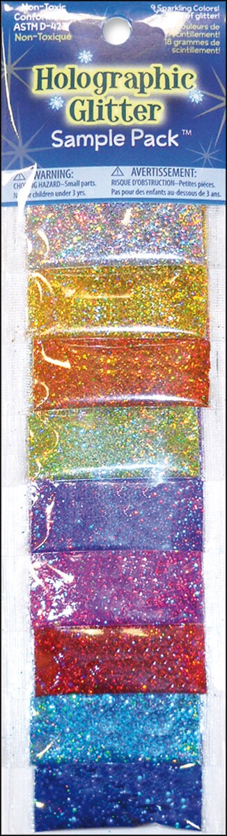 Sulyn Glitter Sample Pack 2G 9/Pkg-Holographic