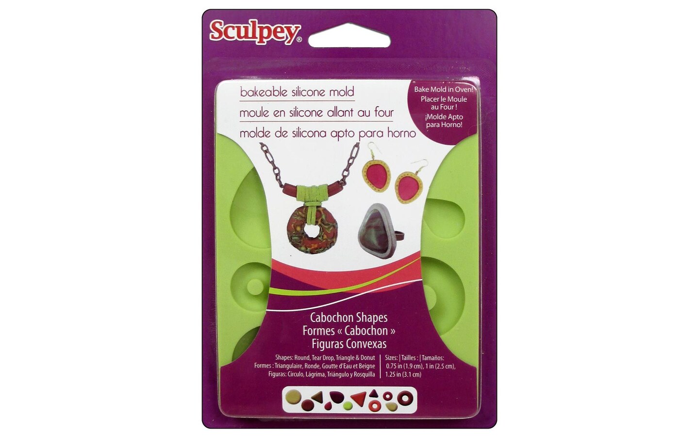 Sculpey Silicone Bakeable Mold - Bezel