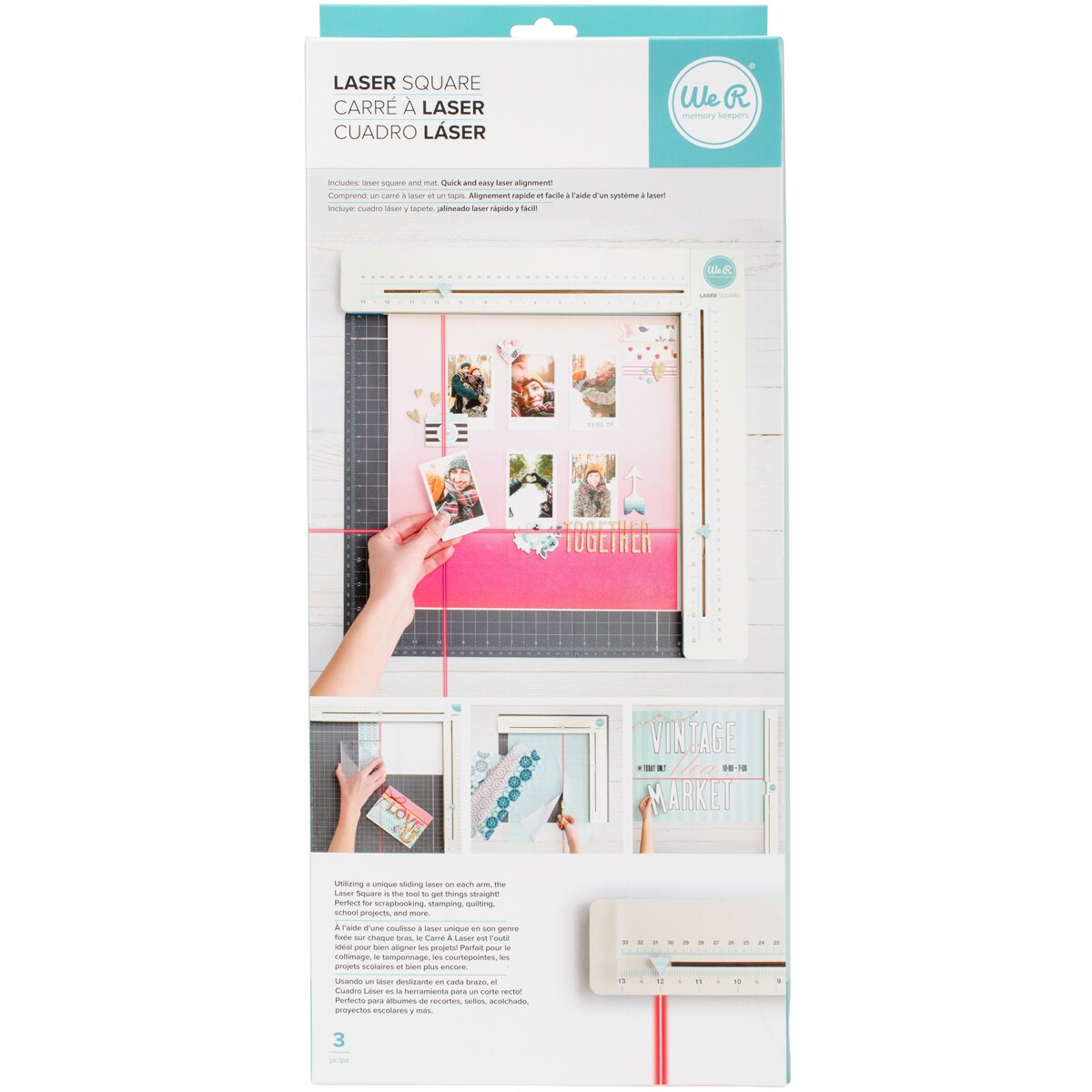 We R Laser Square & Mat-3 Pieces, Count: 1 | Michaels