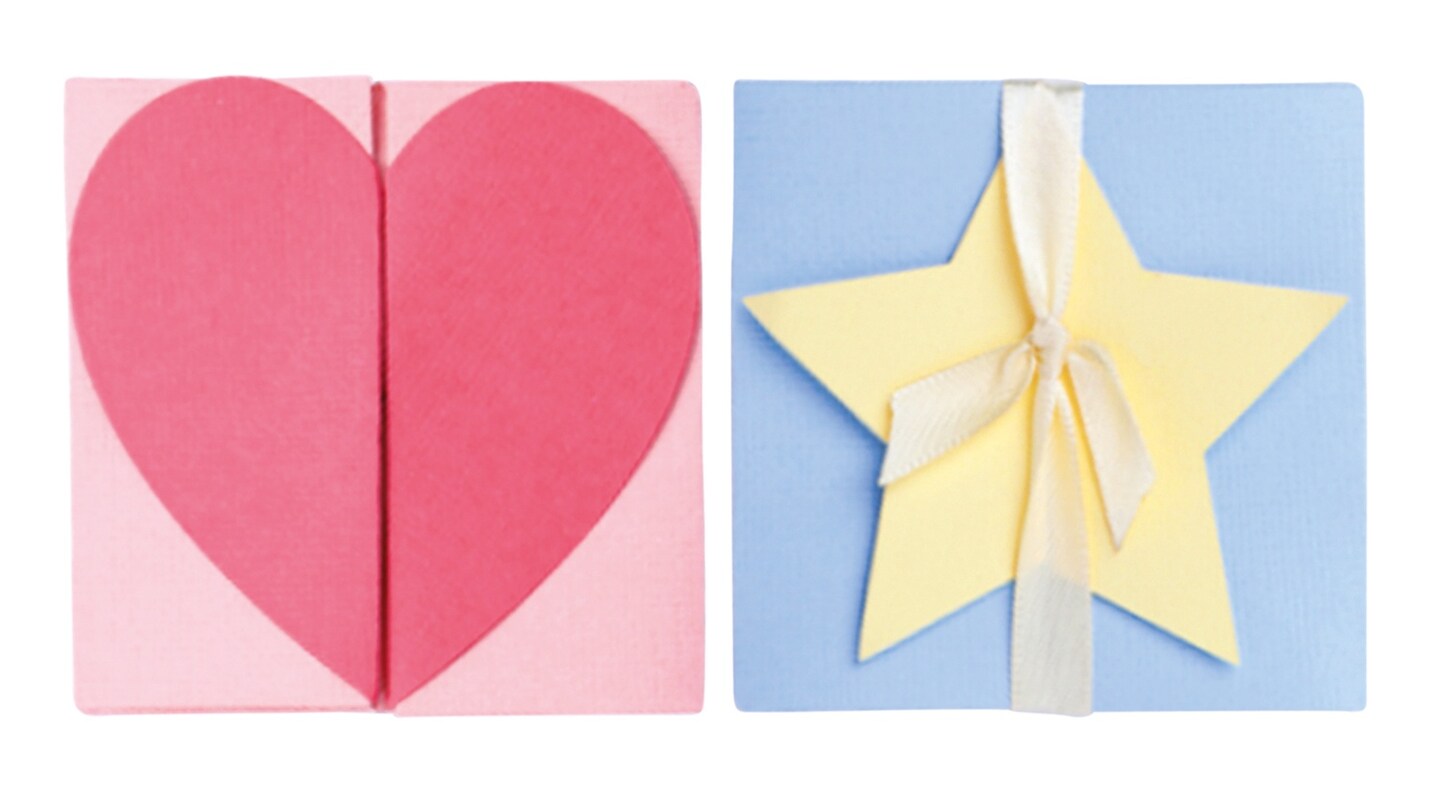 Sizzix Thinlits Dies By Kath Breen 5/Pkg-Box-Heart & Star Card