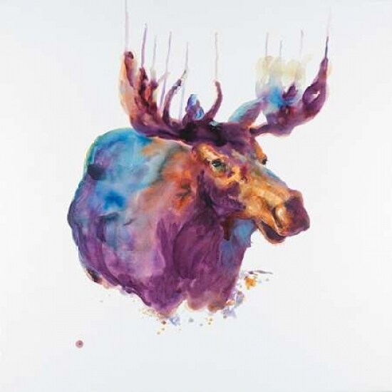Abstract Moose Poster Print by Atelier B Art Studio - Item # VARPDXBEGANI254