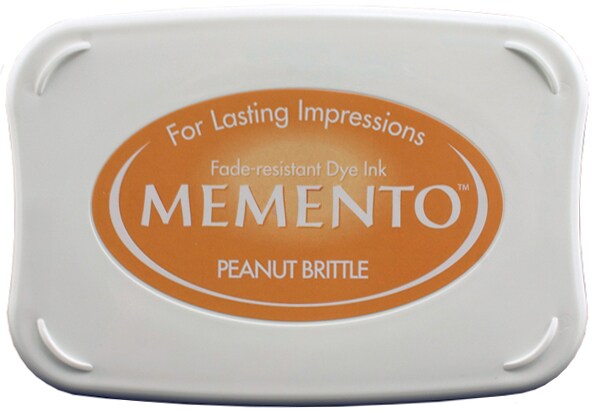 Memento Dye Ink Pad-Peanut Brittle