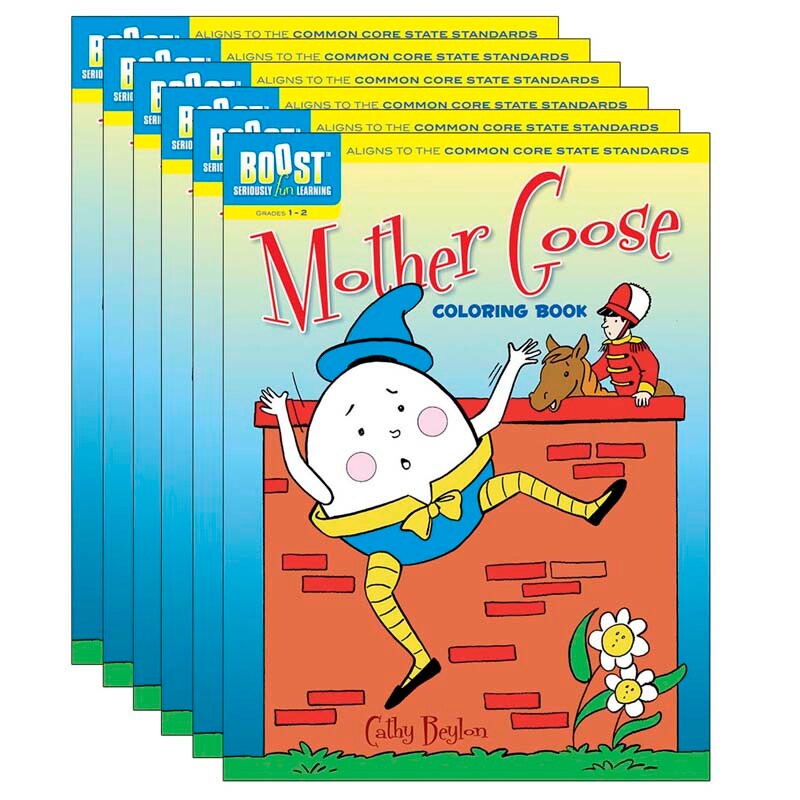 Mother Goose Coloring Book, Pack Of 6