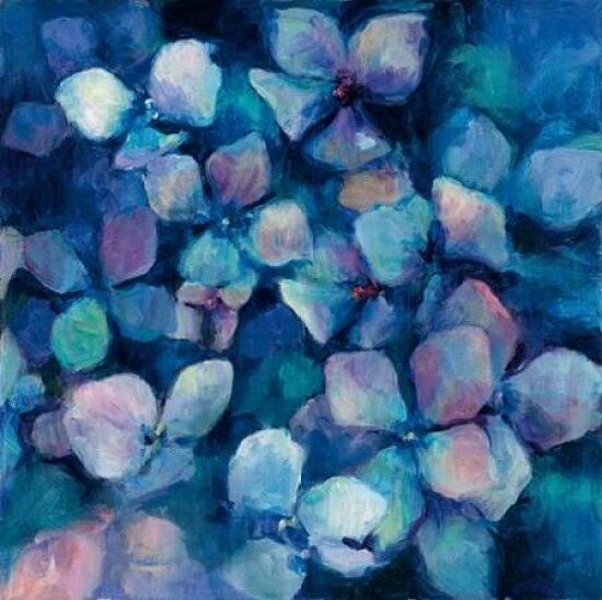 Midnight Blue Hydrangeas Poster Print by Marilyn Hageman - Item # VARPDX22566