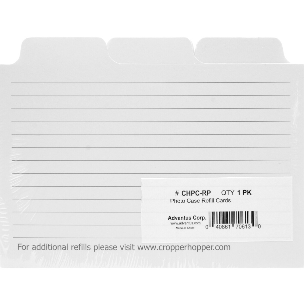 Cropper Hopper Photo Case Refill Cards 12/Pkg-4&#x22;X6&#x22;