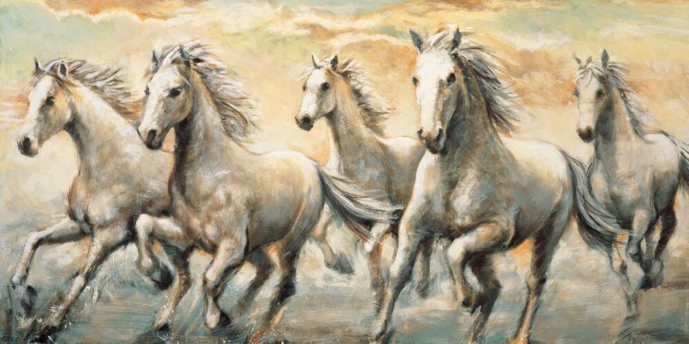 Wild Horses Poster Print by Ralph Steele # RS5086